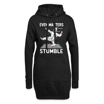 Kung Fu Chinesisches Kung Fu Asiatisches Kung Fu - Hoodie-Kleid - Schwarz - Vorne