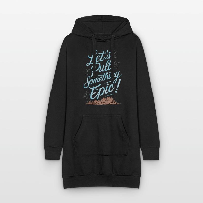 Tractor Pulling Tractor Pulling Tractor Power Farm Hoodie-Kleid