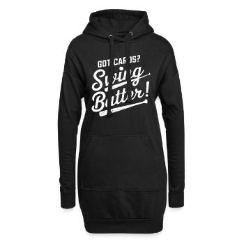Cartes de baseball Joueur de baseball Fan de baseball Cadeau - Sweat-shirt à capuche long Femme - noir - Devant