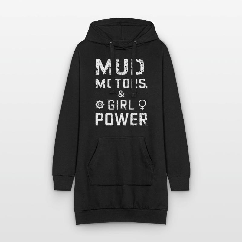 Tractor Pulling Tractor Pulling Tractor Power Farm Hoodie-Kleid