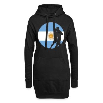 Tango Argentina Tangolehrer - Hoodie-Kleid - Schwarz - Vorne