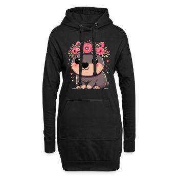 Se sentir Wombat-Tastic aujourd’hui - Wombat drôle - Sweat-shirt à capuche long Femme - noir - Devant