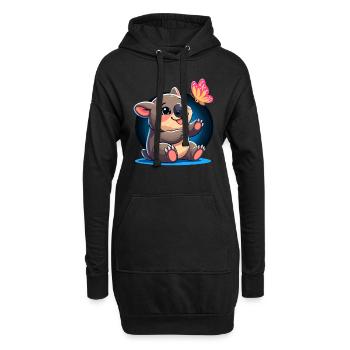 Se sentir Wombat-Tastic aujourd’hui - Wombat drôle - Sweat-shirt à capuche long Femme - noir - Devant