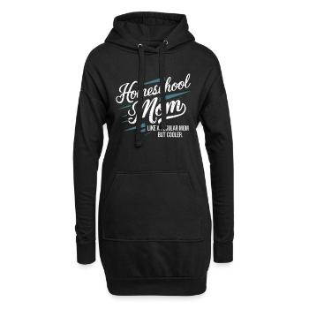 Homeschool Mom Dad Family Life Community Journey - Hoodie Dress - black - Front