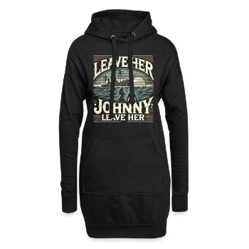 Sailors Sea Shanty Singing Ship Adventures - Hoodie-Kleid - Schwarz - Vorne