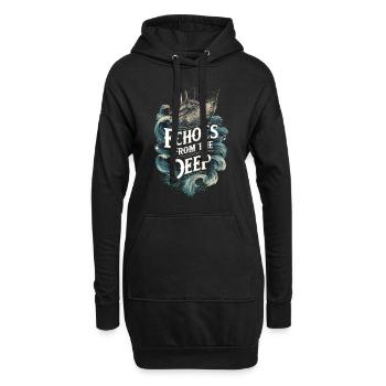 Sailors Sea Shanty Singing Ship Adventures - Hoodie-Kleid - Schwarz - Vorne