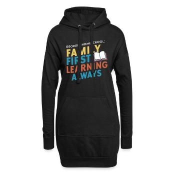 Georgia Homeschool Mom Leben im Pfirsichstaat - Hoodie-Kleid - Schwarz - Vorne
