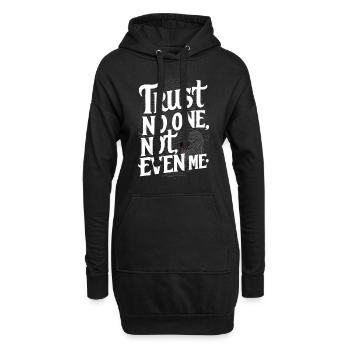 Meurtre Mystère Tenue de dîner, Fête, Scène de crime - Sweat-shirt à capuche long Femme - noir - Devant