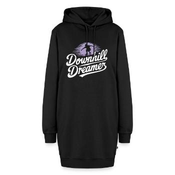 Skater Life: Downhill Longboarding Und Street - Hoodie-Kleid - Schwarz - Vorne