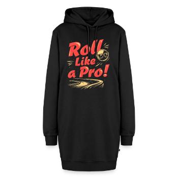 Des aventures palpitantes de courses de billes pour les passionnés - Sweat-shirt à capuche long Femme - noir - Devant