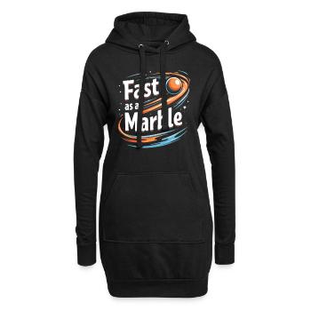 Des aventures palpitantes de courses de billes pour les passionnés - Sweat-shirt à capuche long Femme - noir - Devant