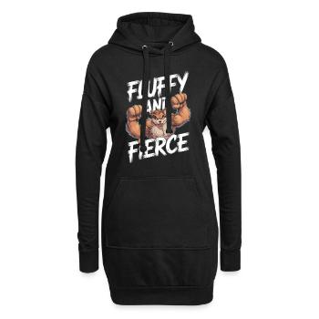 Furry Fandom Enthusiast Cosplay Fun and Fursuiting - Hoodie-Kleid - Schwarz - Vorne