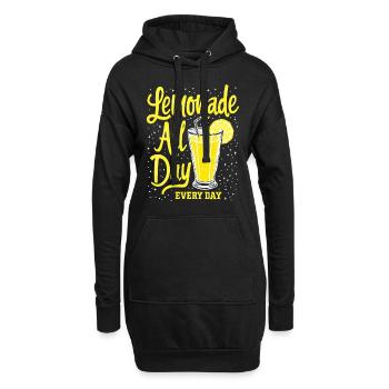 Refreshing Lemonade Vibes: Perfect for Lemonade - Hoodie Dress - black - Front