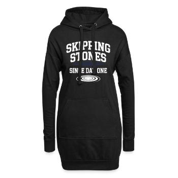 Steinspringen, Steinspringen, Outdoor-hobbystein - Hoodie-Kleid - Schwarz - Vorne