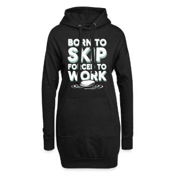 Steinspringen, Steinspringen, Outdoor-hobbystein - Hoodie-Kleid - Schwarz - Vorne