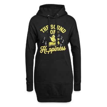 Animaux de compagnie, canari, propriétaire, amoureux des oiseaux et - Sweat-shirt à capuche long Femme - noir - Devant