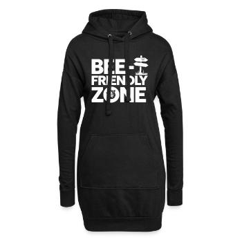 Bienenfreundlicher Gärtner, Bestäuber, Garten Und - Hoodie-Kleid - Schwarz - Vorne