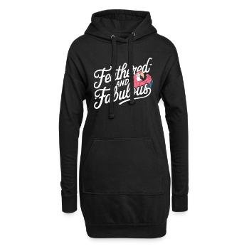 Papageienbesitzer Papageienleben Und Exotischer - Hoodie-Kleid - Schwarz - Vorne