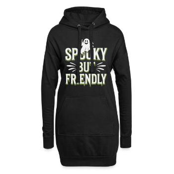 Paranormal Komödie Lustig Geist Humor Unbeschwert - Hoodie-Kleid - Schwarz - Vorne