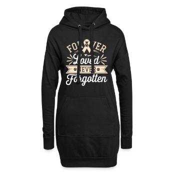 Freiwillige Tierrettung Animal Shelter Heroes - Hoodie-Kleid - Schwarz - Vorne