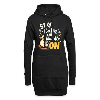 Nutztier-enten-enthusiasten Hinterhof-enten - Hoodie-Kleid - Schwarz - Vorne