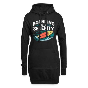 Paddleboard, SUP, aventures, sports nautiques dans le - Sweat-shirt à capuche long Femme - noir - Devant