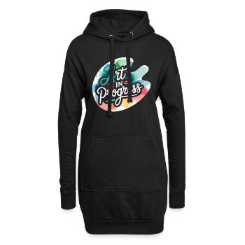 Passe-temps créatif pour les débutants dans le - Sweat-shirt à capuche long Femme - noir - Devant