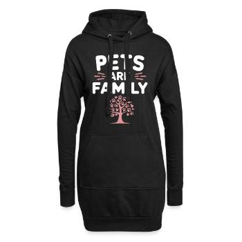 Freiwillige Tierrettung Animal Shelter Heroes - Hoodie-Kleid - Schwarz - Vorne