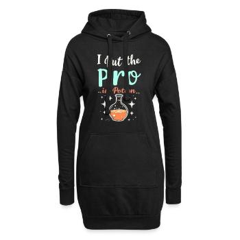 Je suis presque sûr que j’aurai un - Sweat-shirt à capuche long Femme - noir - Devant