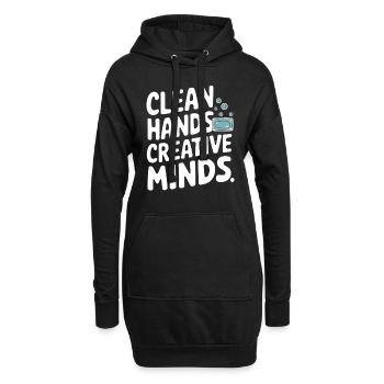 Seifenschnitzer Kreative Seifenkunst Bildhauerei - Hoodie-Kleid - Schwarz - Vorne