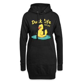 Nutztier-enten-enthusiasten Hinterhof-enten - Hoodie-Kleid - Schwarz - Vorne