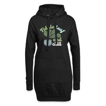 Pflanzensammler Für Zimmerpflanzensammler Im - Hoodie-Kleid - Schwarz - Vorne