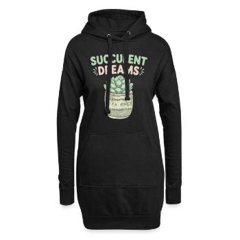 Pflanzensammler Für Zimmerpflanzensammler Im - Hoodie-Kleid - Schwarz - Vorne