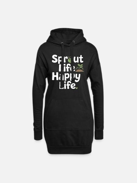 Pflanzensammler Für Zimmerpflanzensammler Im - Hoodie-Kleid - Schwarz