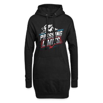 Repassage extrême Compétitif Drôle - Sweat-shirt à capuche long Femme - noir - Devant