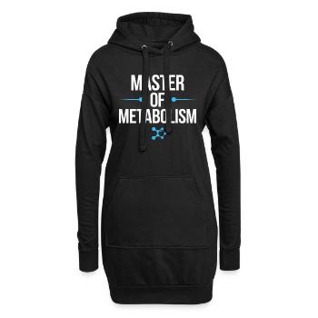 Medical Science Für Endokrinologie - Hoodie-Kleid - Schwarz - Vorne