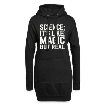 Microscope Enthusiast Lab Technician Science - Hoodie Dress - black - Front