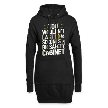 Microscope Enthusiast Lab Technician Science - Hoodie Dress - black - Front
