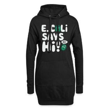 Microscope Enthusiast Lab Technician Science - Hoodie Dress - black - Front