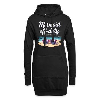 Sirène Artiste sous-marin Sirène - Sweat-shirt à capuche long Femme - noir - Devant