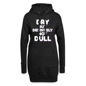 Sober Living Recovery Lifestyle Alcohol-free - Hoodie-Kleid - Schwarz - Vorne
