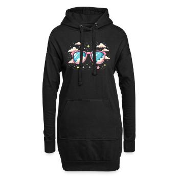 Stylish Specifications Children's Glasses Pride - Hoodie Dress - black - Front