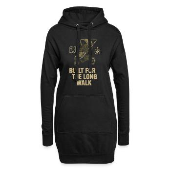 Kinderzimmervater Vaterschaft Pride - Hoodie-Kleid - Schwarz - Vorne