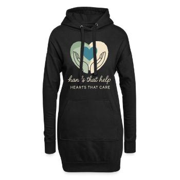ergothérapeute ot Gift Healthcare Reha - Sweat-shirt à capuche long Femme - noir - Devant