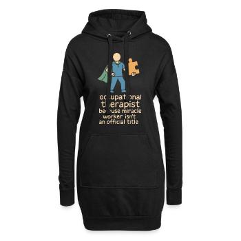 ergothérapeute ot Gift Healthcare Reha - Sweat-shirt à capuche long Femme - noir - Devant