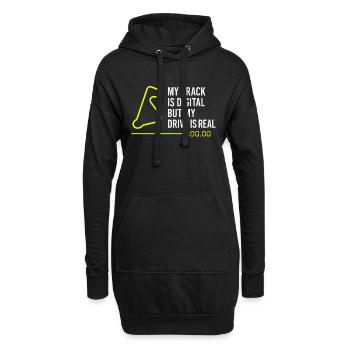 Sim Racing Simulator Cockpit Esports Racer - Sweat-shirt à capuche long Femme - noir - Devant