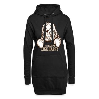 Chiens Favorite People Gift Idea T-shirt - Sweat-shirt à capuche long Femme - noir - Devant