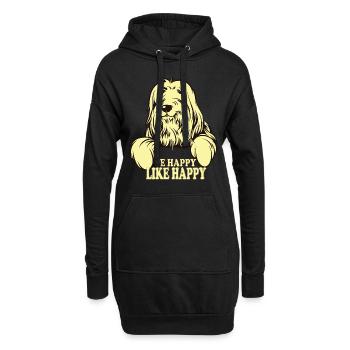 Chiens Favorite People Gift Idea T-shirt - Sweat-shirt à capuche long Femme - noir - Devant