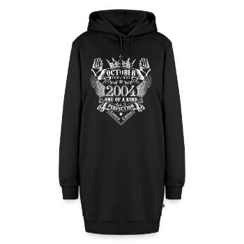 Oktober 2004 Jubiläum 2004 Oktober - Hoodie-Kleid - Schwarz - Vorne