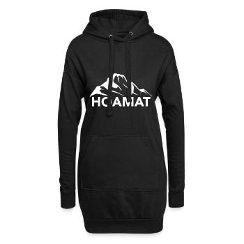 Hoamat - (6) - Hoodie-Kleid - Schwarz - Vorne
